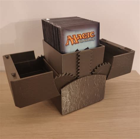 steel deck box magic|best mtg card storage box.